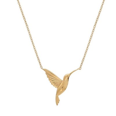 EDBLAD - Hummingbird Necklace Guldpläterat