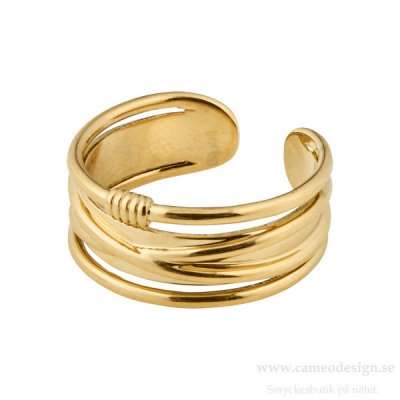Pilgrim Jewellery - Native Beauty Ring (guldpläterad)
